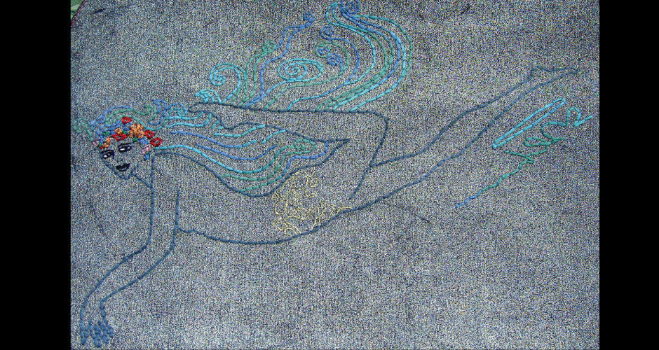 EMBROIDERED PILLOW